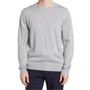 RODD & GUNN 2XL Grey Wool Cashmere Merino Blend Crewneck Sweater Optim Wool